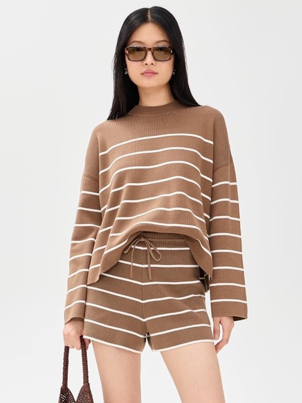 La Ligne Leo striped shorts